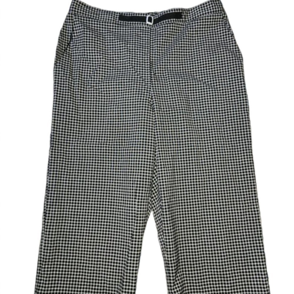 Alfred Dunner Petite || Checkered Capris || 6 Petite